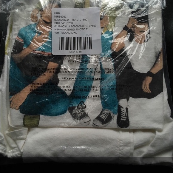 Nirvana Photo T Shirt Dress LXL - Picture 6 of 6